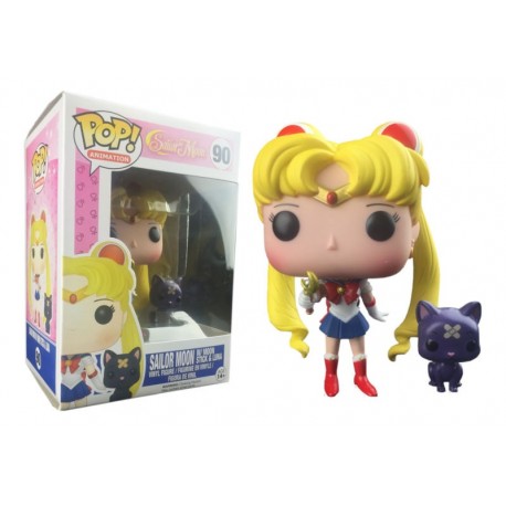 Figurine Sailor Moon - Sailor Moon with Moon Stick Exclu - Pop 10 cm