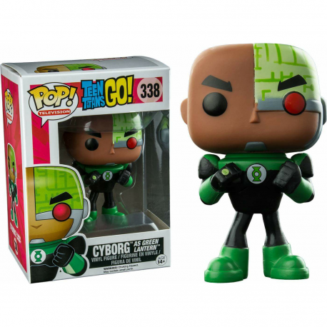 Figurine Teen Titans Go ! - Cyborg as Green Lantern Exclusive Pop 10cm