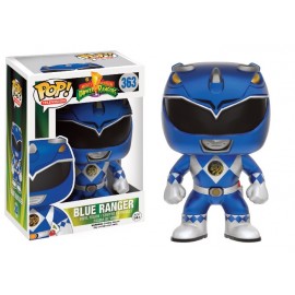 Figurine Power Rangers - Blue Ranger Metallic Exclusive Pop 10 cm