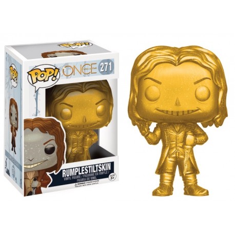 Figurine Once Upon A Time - Rumplestiltskin Gold Metallic Exclusive Pop 10cm